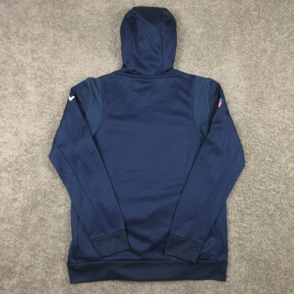 Tennessee Titans Sweater Mens Medium Blue Hoodie Sweatshirt Nike NFL On Field